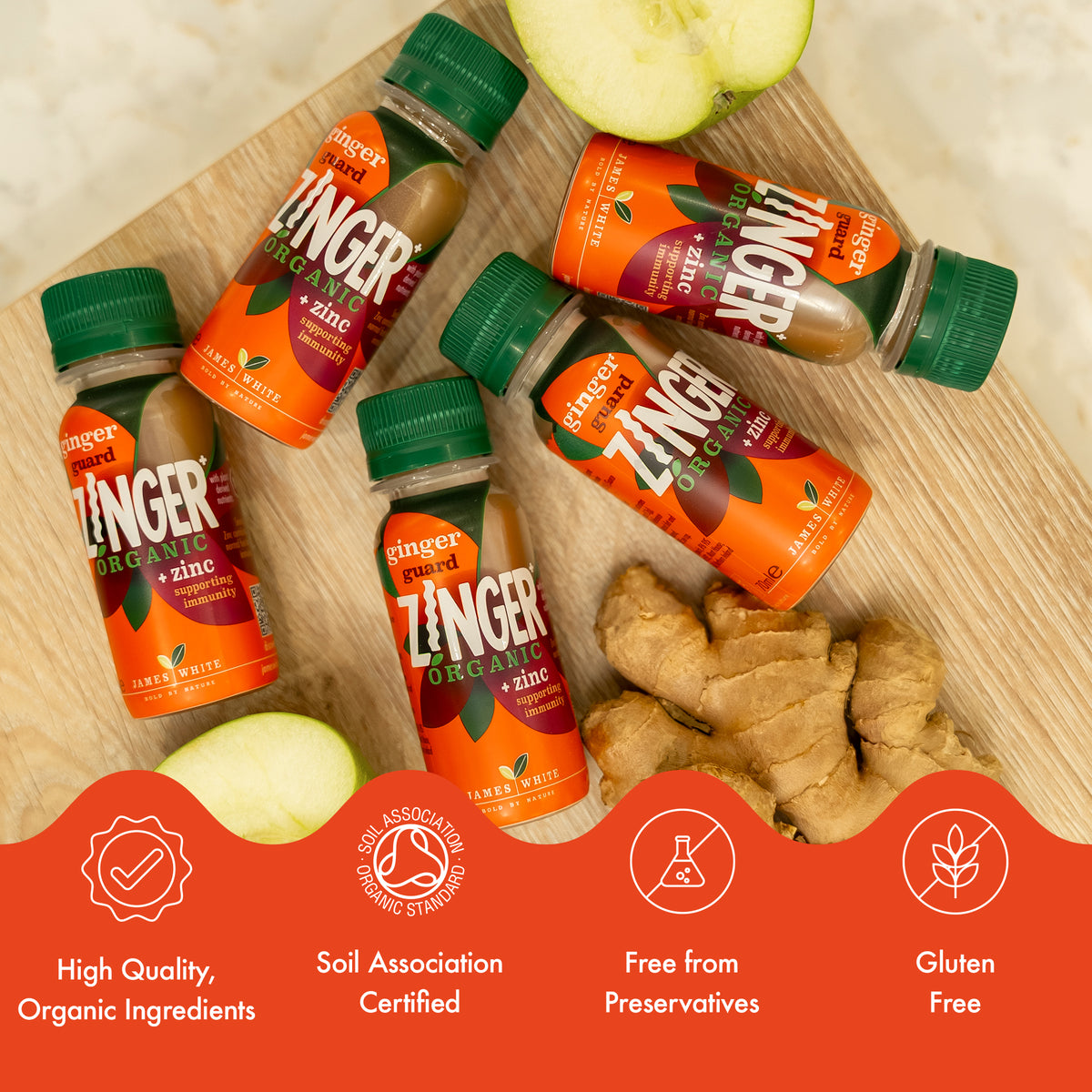 Ginger Guard Shot with Zinc - 12 x 70ml