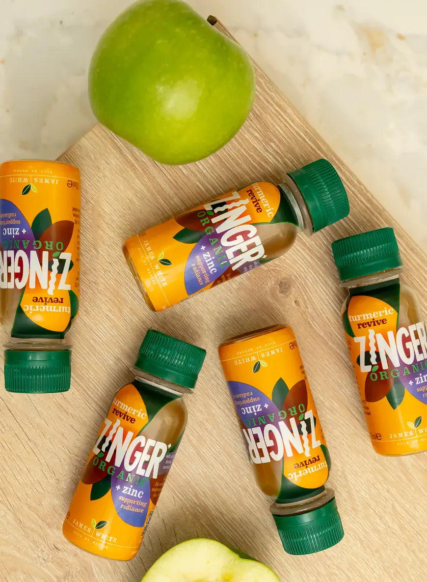Turmeric Revive shots and ingredients
